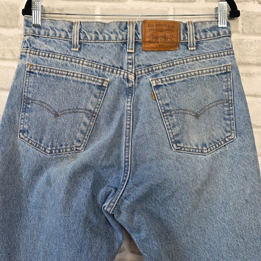 Vintage Levis Orange Tab 540 Denim Jeans Relaxed Mens 34x34 USA Retro *check fit